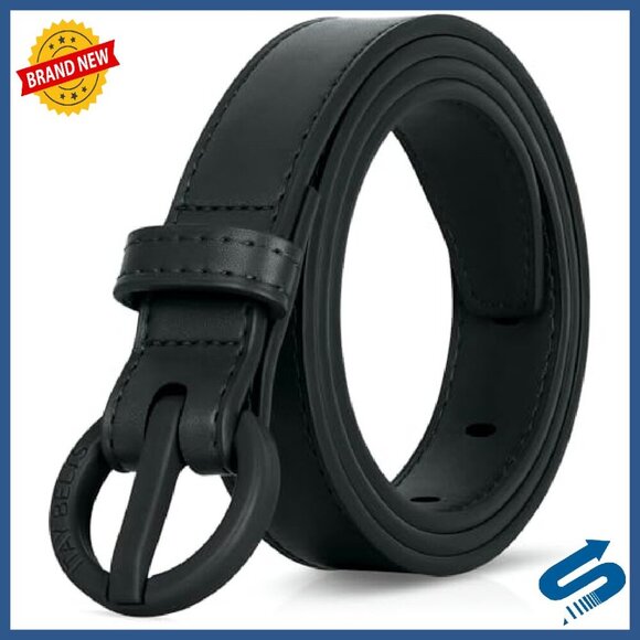 Women\'s 25mm Leather Belt TSA-Friendly Metal-Free Travel Essential main image 8